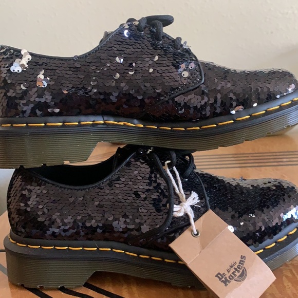 Dr Marten 1461 Sequin Oxfords. Woman’s size 8. NWOB. - Picture 5 of 6